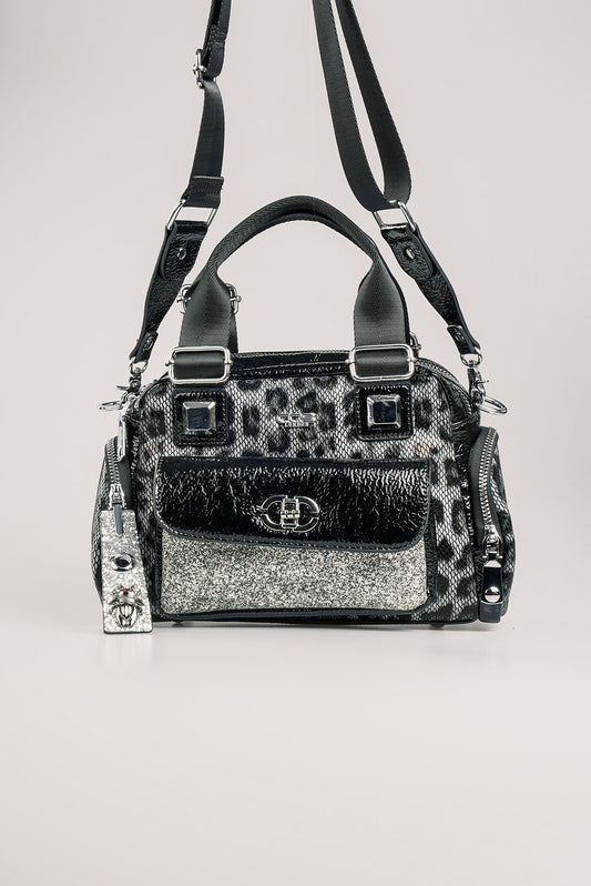 Judy Gri Cilt Omuz Çantası