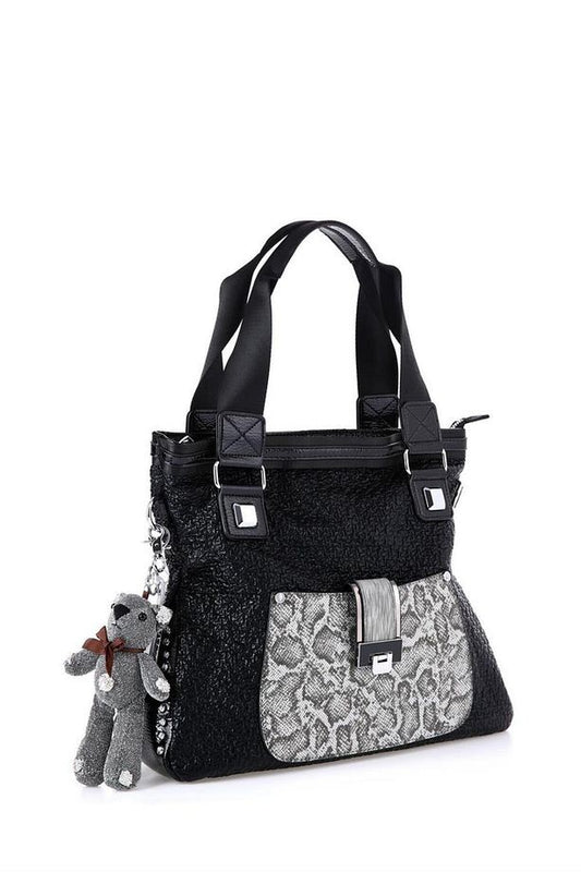 Bagi Siyah Cilt Omuz Çantası