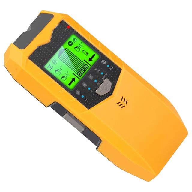 Profesyonel 5in1 Lcd Ekranlı Çok Fonksiyonlu Saplama Bulucu Duvar Dedektörü