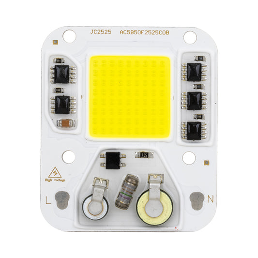 PROJEKTÖRLER İÇİN 50 WATT COB BEYAZ LED  (PLASTİĞİNİ UNUTMA)