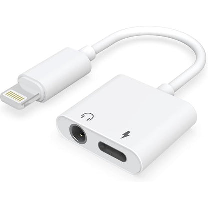 RC12 IPHONE 7-8-PLUS-X SERİSİ LIGHTNING 3.5MM KULAKLIK + ŞARJ ÇEVİRİCİ ADAPTÖR