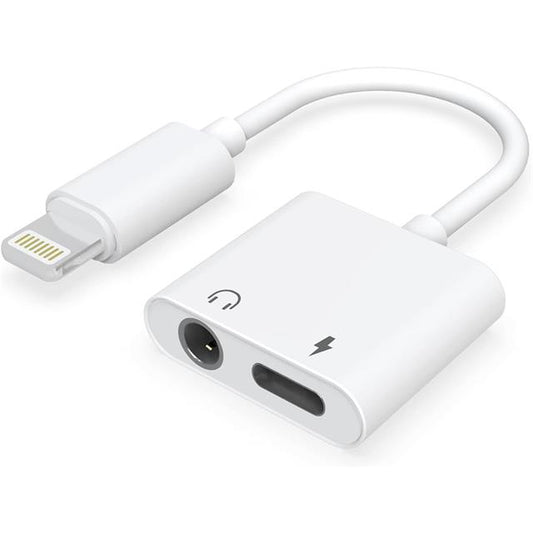 RC12 IPHONE 7-8-PLUS-X SERİSİ LIGHTNING 3.5MM KULAKLIK + ŞARJ ÇEVİRİCİ ADAPTÖR