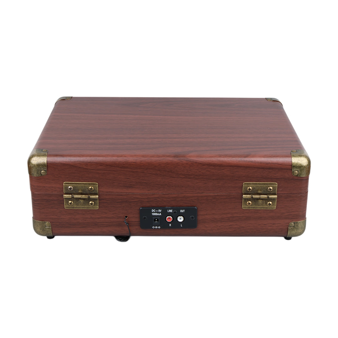 RETRO VİNTAGE ÇANTA PİKAP - RADYO - BLUETOOTH - USB MP3 ÇALAR 350X255X115MM