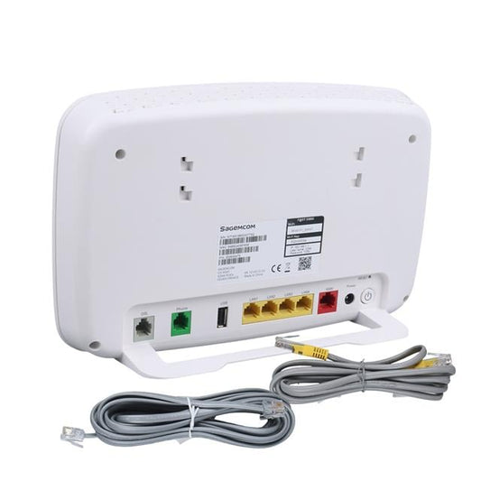 Sagemcom Fast 5366S AC1750 Wifi 5 2.4Ghz 5Ghz Dualband 4 Port Vdsl Wan Gigabit Voip Kablosuz Modem