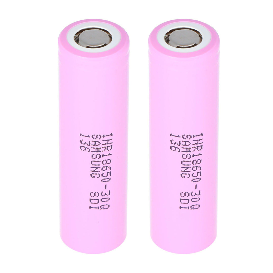 SAMSUNG ICR-18650-30Q 3.7 VOLT 3000 MAH LI-ION PİL (2Lİ PAKET FİYATI)