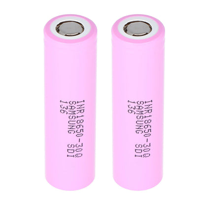 SAMSUNG ICR-18650-30Q 3.7 VOLT 3000 MAH LI-ION PİL (2Lİ PAKET FİYATI)