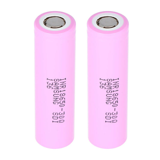 SAMSUNG ICR-18650-30Q 3.7 VOLT 3000 MAH LI-ION PİL (2Lİ PAKET FİYATI)