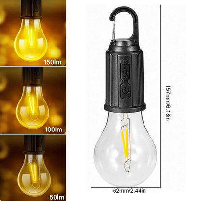 Şarj Olabilen 3 Farklı Mod LED&amp;apos;li Kendiliğinden Asma Kancalı Kamp,Dış Cephe Lambası