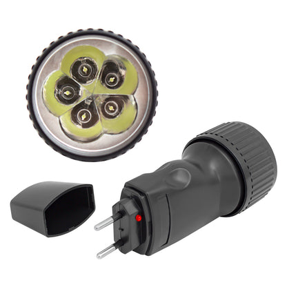 ŞARJLI 5 POWER LEDLİ EL FENERİ
