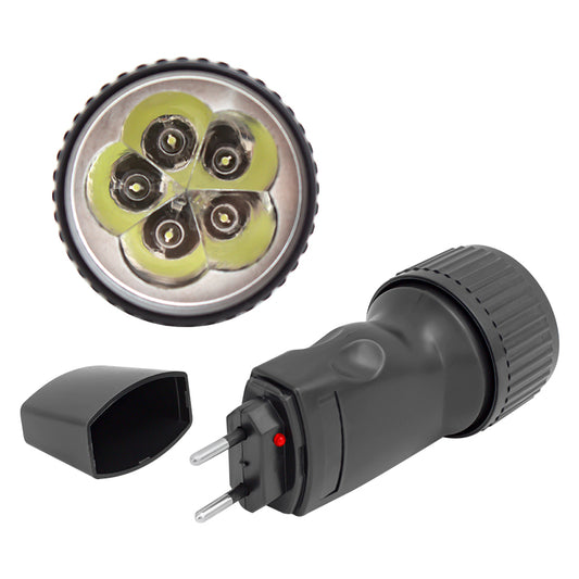 ŞARJLI 5 POWER LEDLİ EL FENERİ