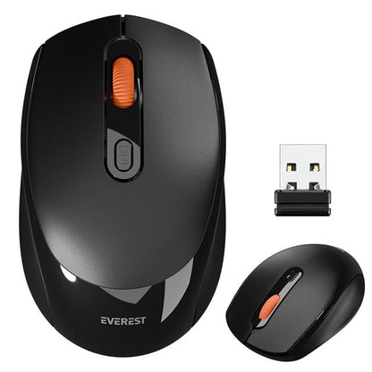SMW-87 USB Siyah 2.4Ghz 1600DPI Kablosuz Mouse