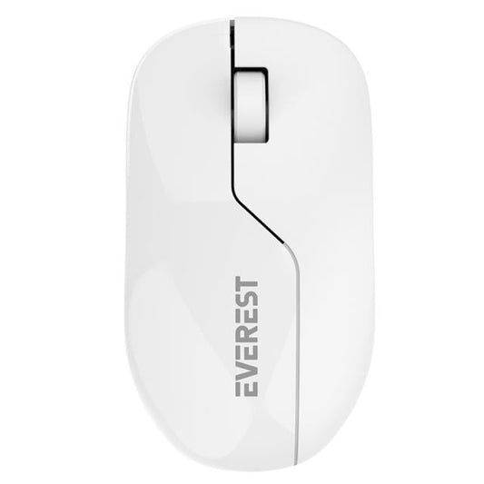 SMW-973 USB Beyaz-Gri 2.4Ghz 1200DPI Kablosuz Optik Mouse 5 Metre Menzilli