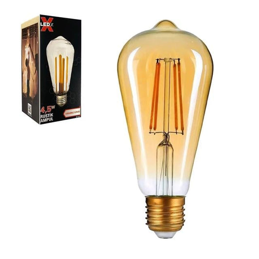 ST-64 Kırılmaz Gövde 4,5 Watt Düz Rustik Ampul