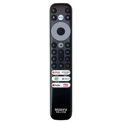 TCL RM-L1768 SES KOMUTSUZ TCL RC902V RMR1 NETFLIX-PRIME VIDEO-GUARD-MEDIA-YOUTUBE TUŞLU LCD LED TV KUMANDASI