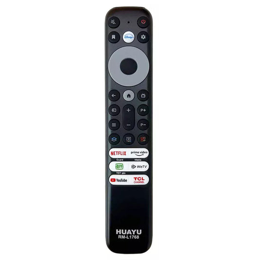 TCL RM-L1768 SES KOMUTSUZ TCL RC902V RMR1 NETFLIX-PRIME VIDEO-GUARD-MEDIA-YOUTUBE TUŞLU LCD LED TV KUMANDASI