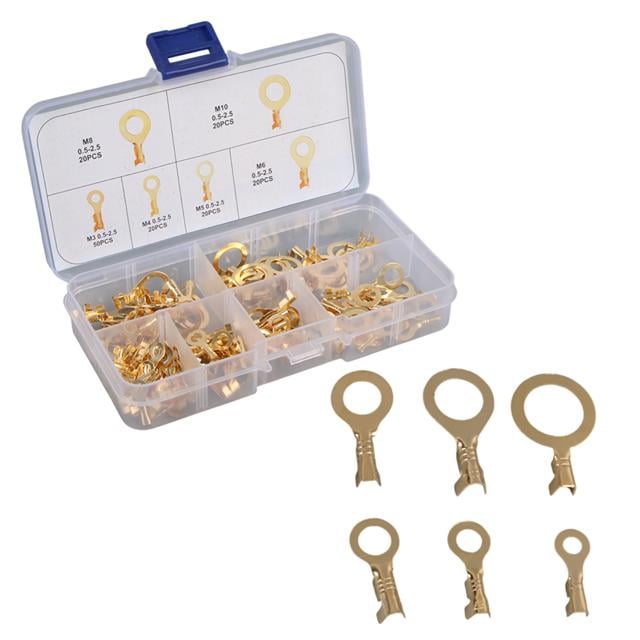 Topraklama Kablo Pabuç Seti 6 Çeşit 150 Parça (M10-M8-M6-M5-M4-M3)