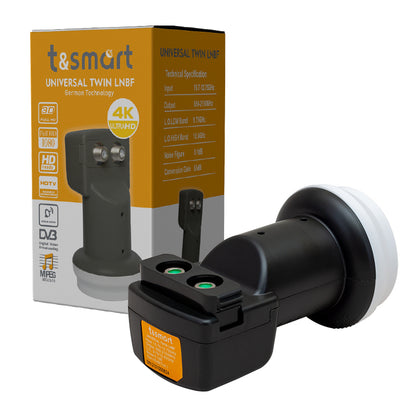 TSMART 0.1DB ULTRA HD 4K UNIVERSAL TWİN ÇİFT ÇIKIŞLI LNB
