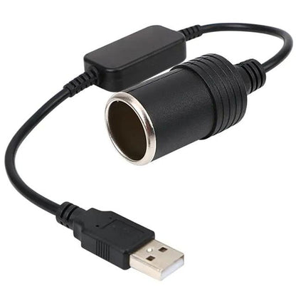 USB 2.0 5 VOLT - 2 AMPER TO 12 VOLT - 0.8 AMPER ÇAKMAK FİŞİ DİŞİ ÇEVİRİCİ