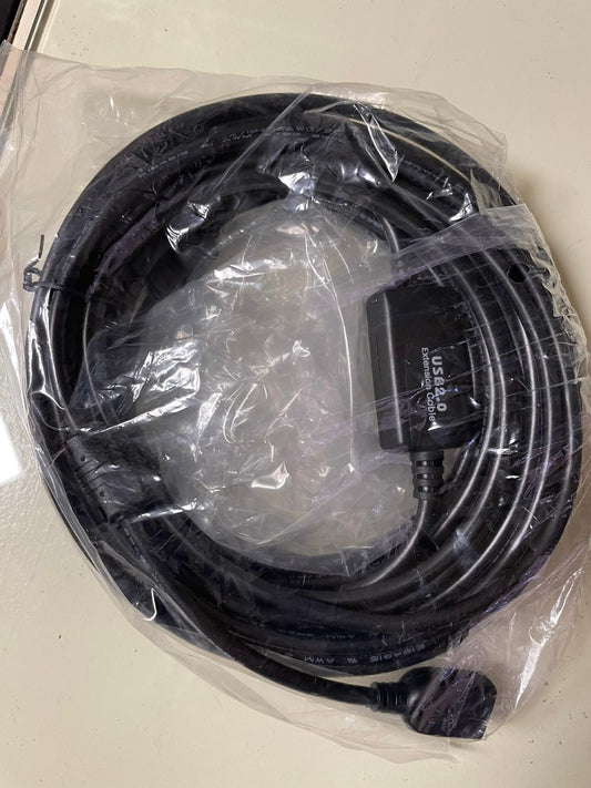 USB 2.0 SİYAH CHİPSET 10 METRE USB UZATMA KABLOSU
