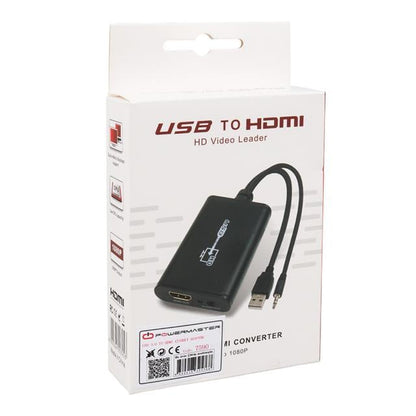 USB 3.0 TO HDMI Görüntü Çevirici Adaptör Audio Ses Çıkışlı 40Cm Kablo