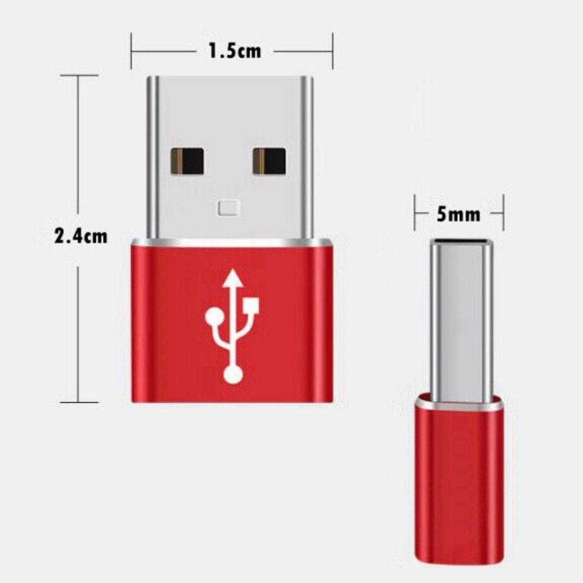 USB&amp;#39;den TYPE-C &amp;#39;ye Dönüştürücü Adaptör Veri Aktarımı Sağlayıcı Şarj Data Çevirici