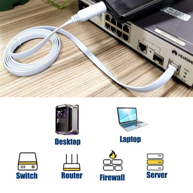 USB FT232RL Chip to RJ45 Ethernet Kablo (1.5 Metre)