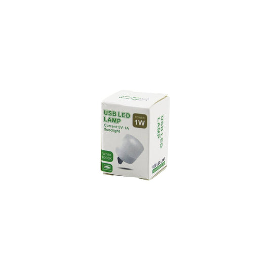 USB LED LAMP 1W   MİNİ=2X2CM   USB  LED LAMBA  BEYAZ=6000K - 110 LUMEN - 5V-1A