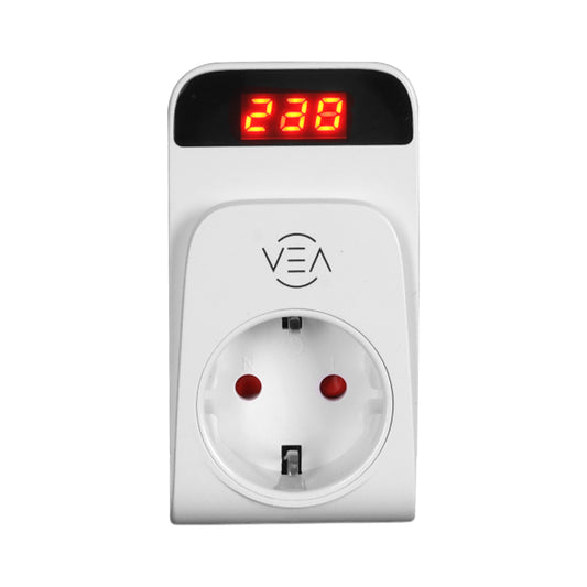 VEA VE-25530 15A 3520W TEKLİ DİJİTAL GÖSTERGELİ AKIM KORUMALI PRİZ AŞIRI YÜKSEK GERİLİM