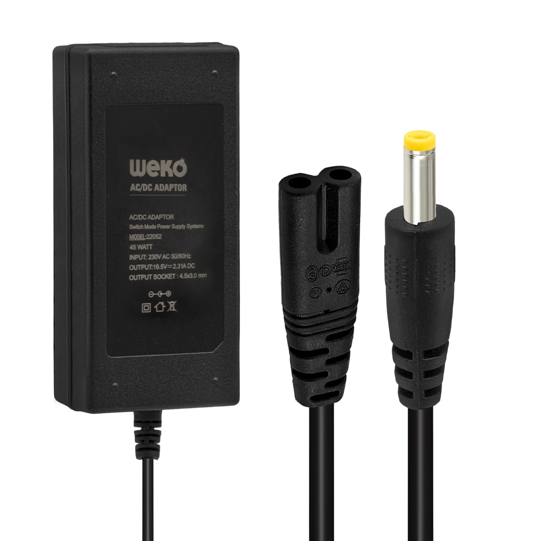 19.5 VOLT 2.31 AMPER 4.5X3.0MM UÇLU NOTEBOOK ADAPTÖR YERLİ ÜRETİM