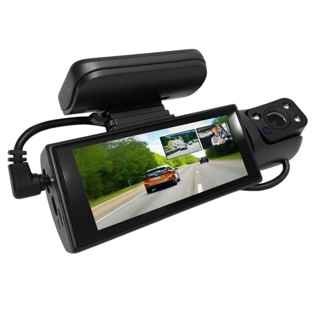 WiFi Destekli Araç İçi &amp;amp; Dışı Çift Kameralı Dikiz Aynası Kamera