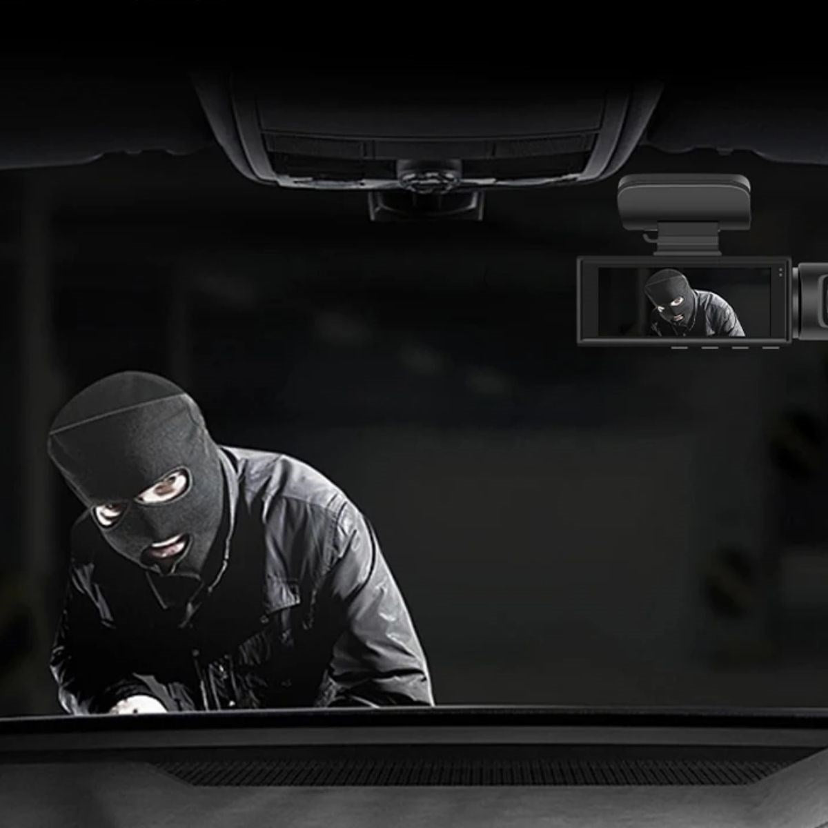 WiFi Destekli Araç İçi &amp;amp; Dışı Çift Kameralı Dikiz Aynası Kamera