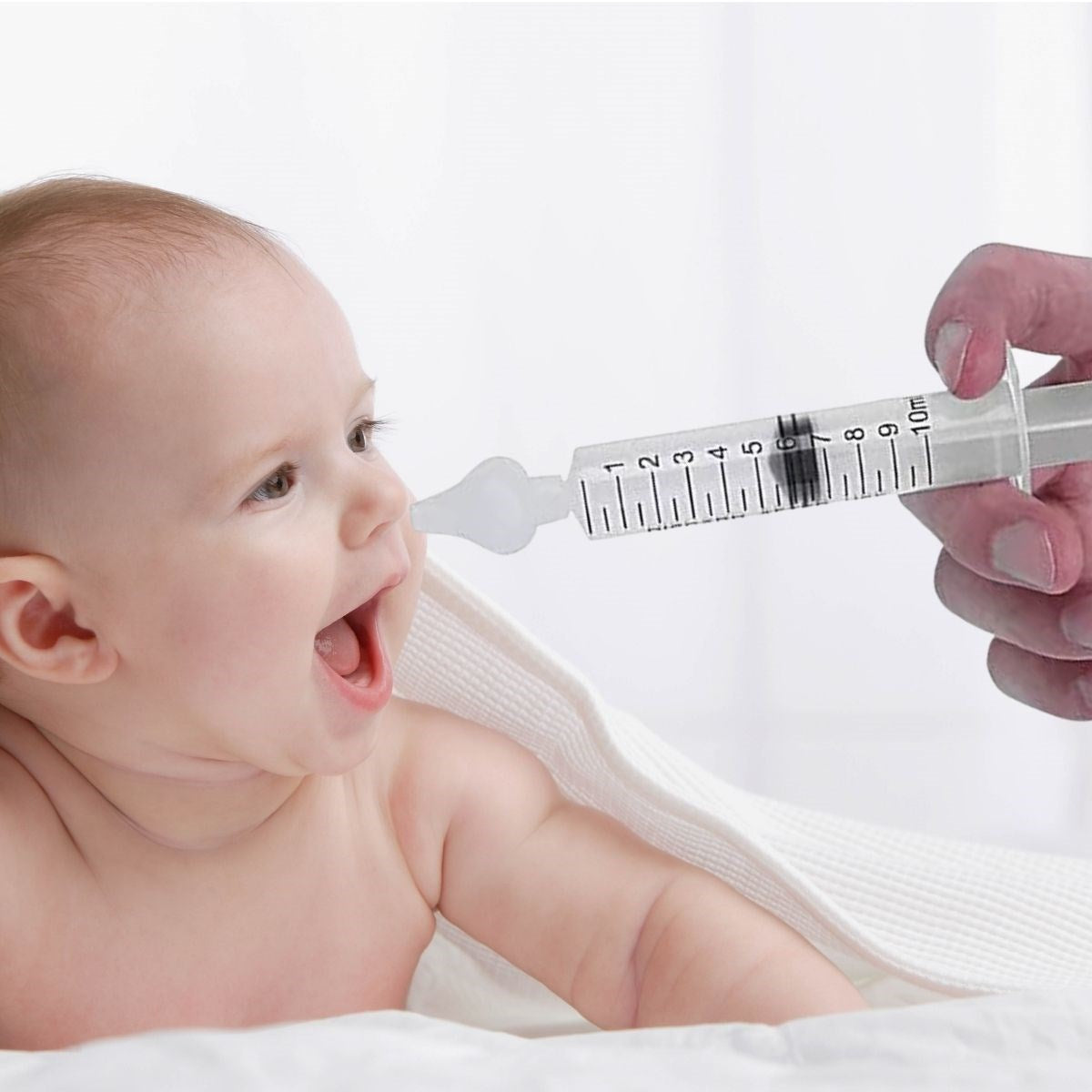 Yeniden Kullanılabilir, Manuel Burun Temizleyici 10ml Kapasiteli Burun Açıcı Şırınga