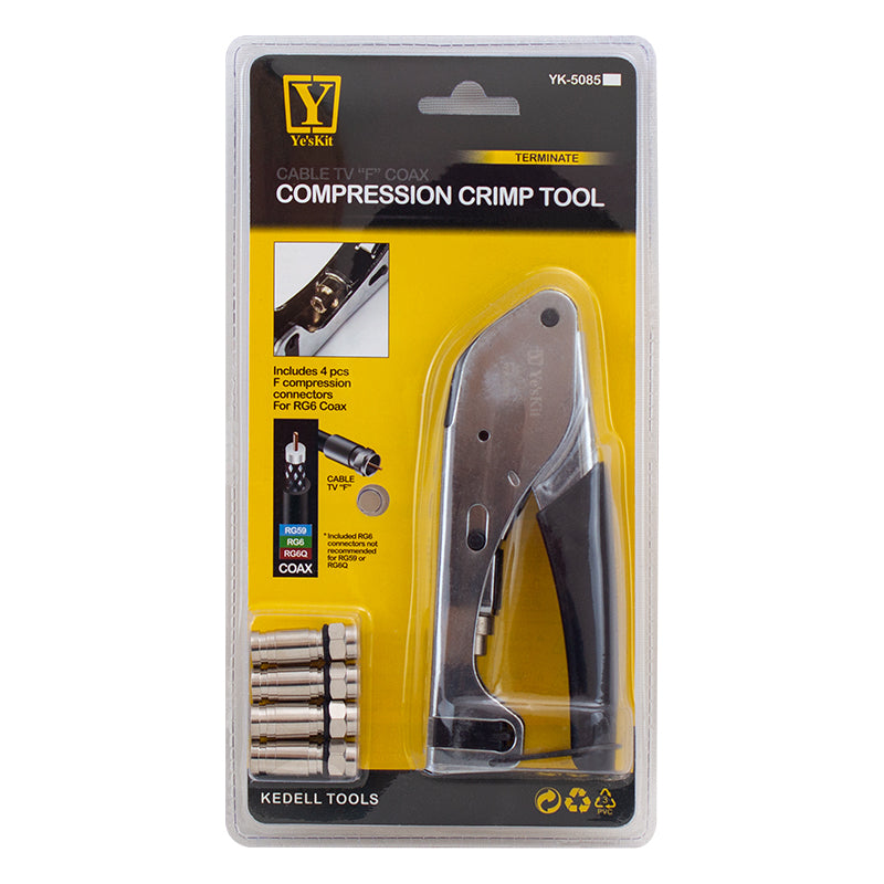 YK-5085C3 RG59/RG6/DIGITURK F KONNEKTÖR SIKMA PENSESİ