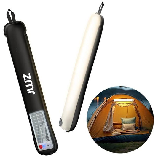 ZMR ZMR-385 Katlanır Şişirilebilir Beyaz Ledli Aydınlatma Tüpü USB Ve Güneş Enerjisi Şarjlı Armatür