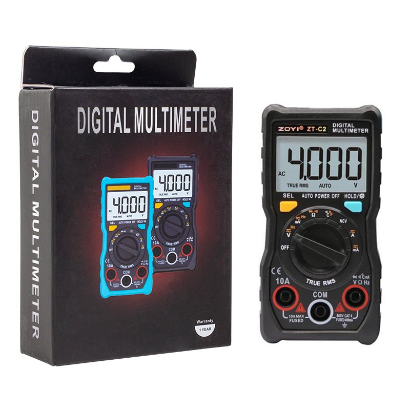 ZOYI ZT-C2 TRUE RMS MİNİ CEP TİPİ DİJİTAL ÖLÇÜ ALETİ